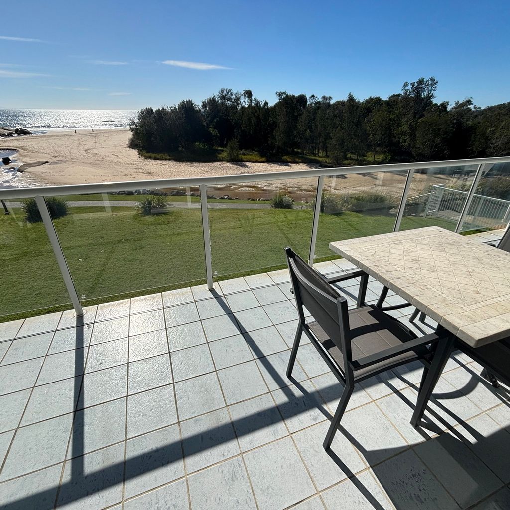 Balcony and outdoor dining. 