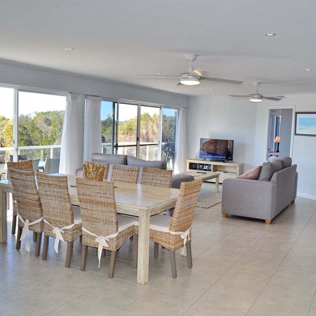 Living and dining area.