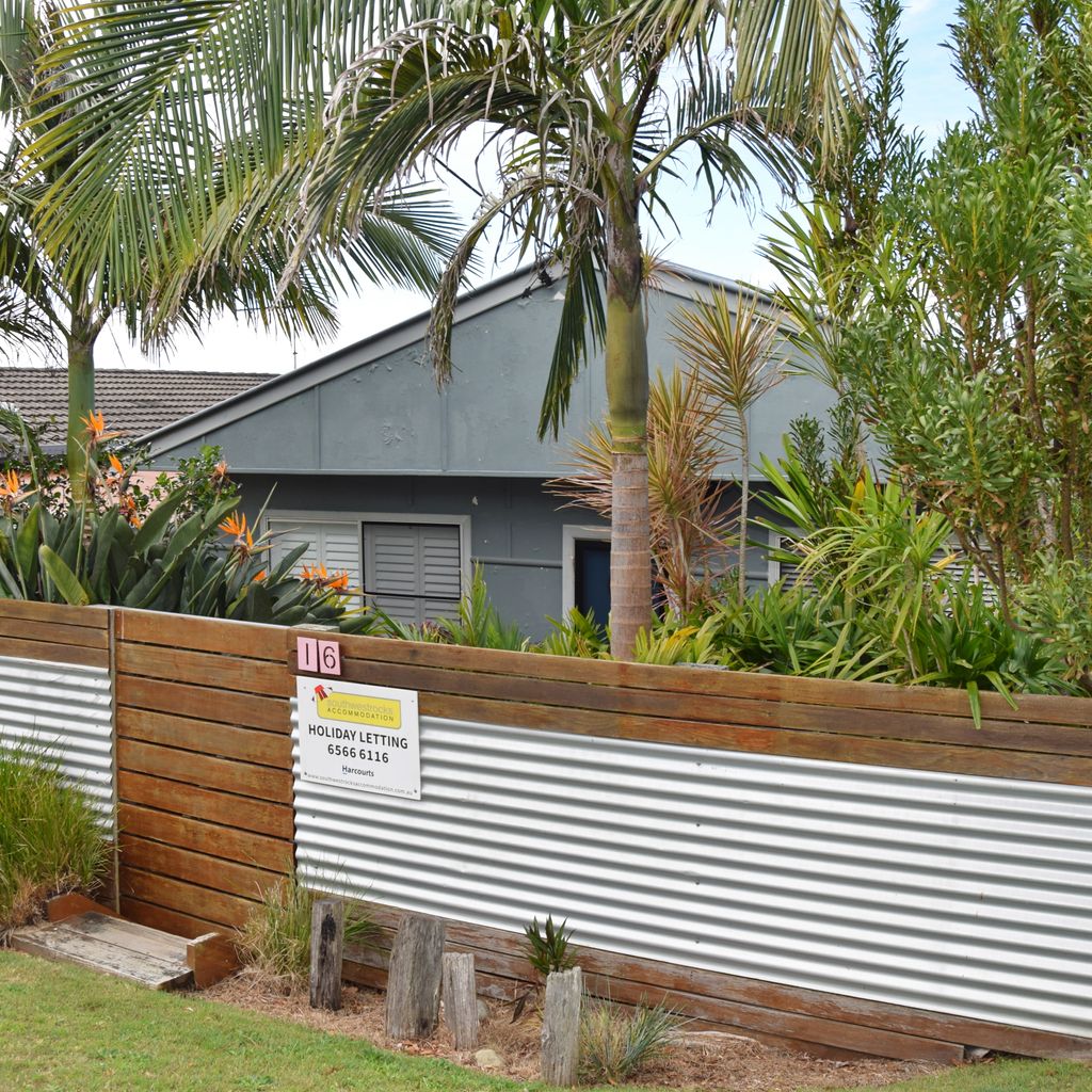 External view of the property.