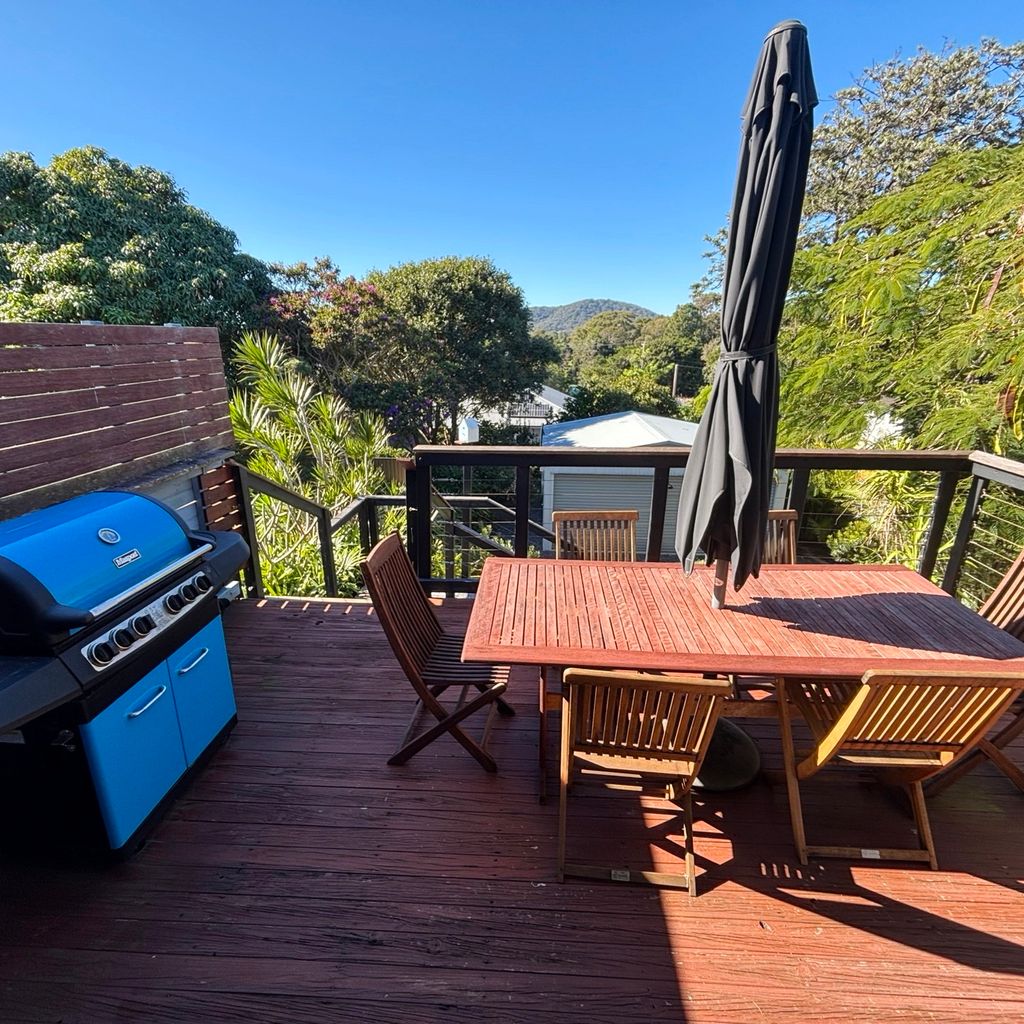 Back deck. 