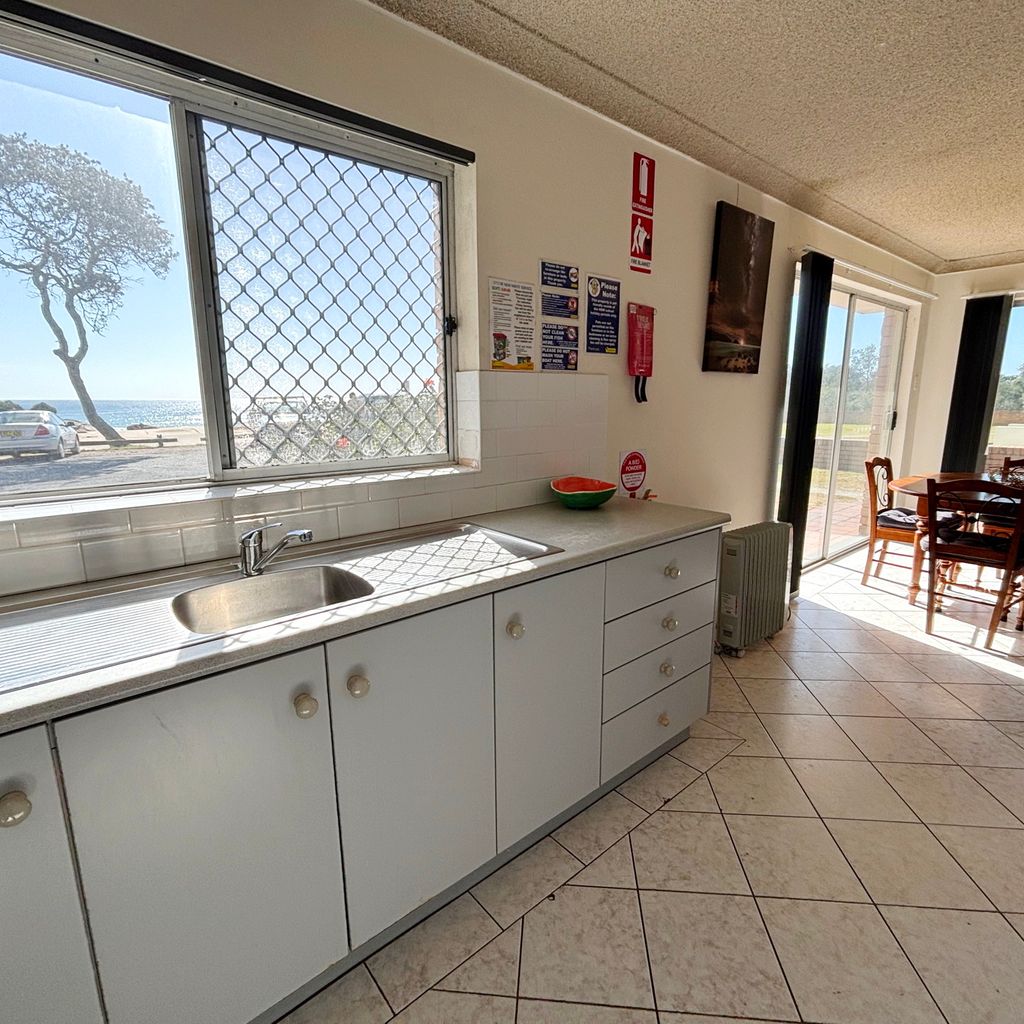 Kitchen and dining area. 
