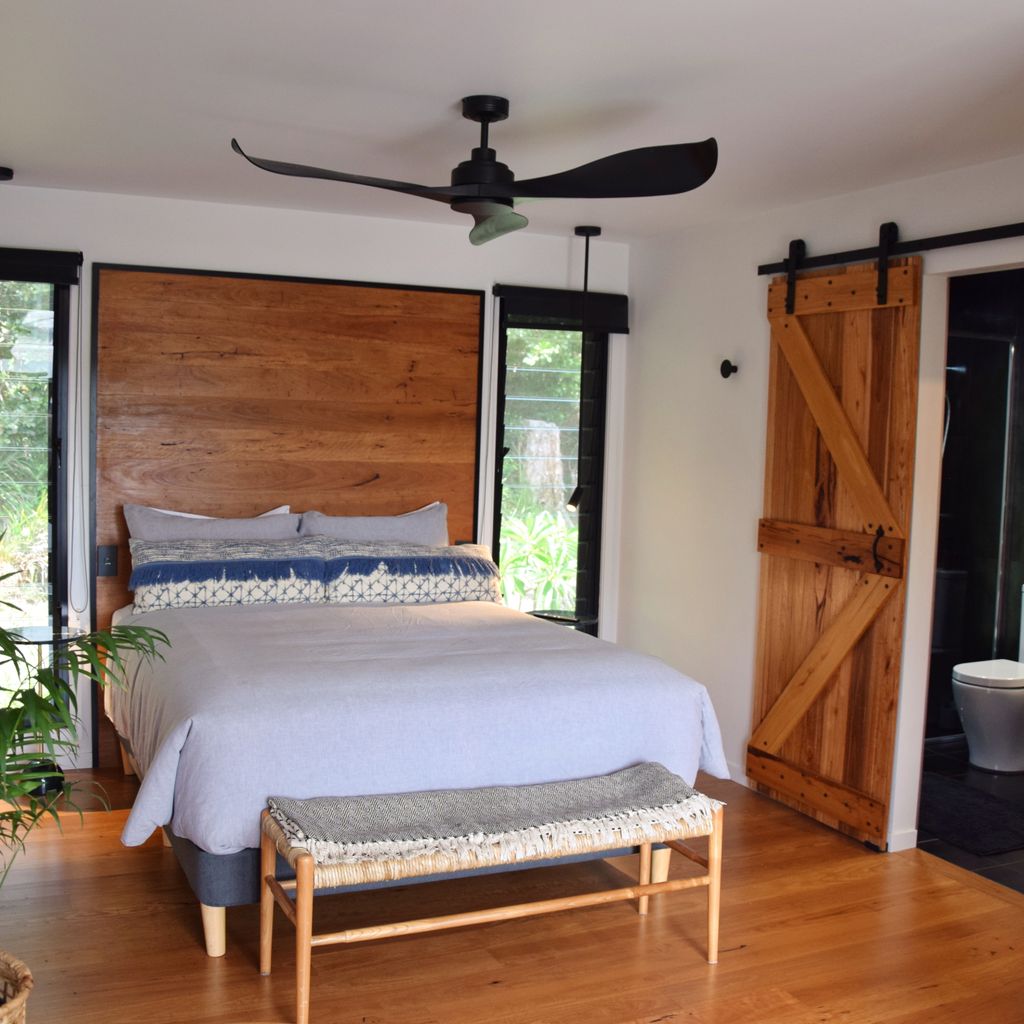 Master bedroom and ensuite.