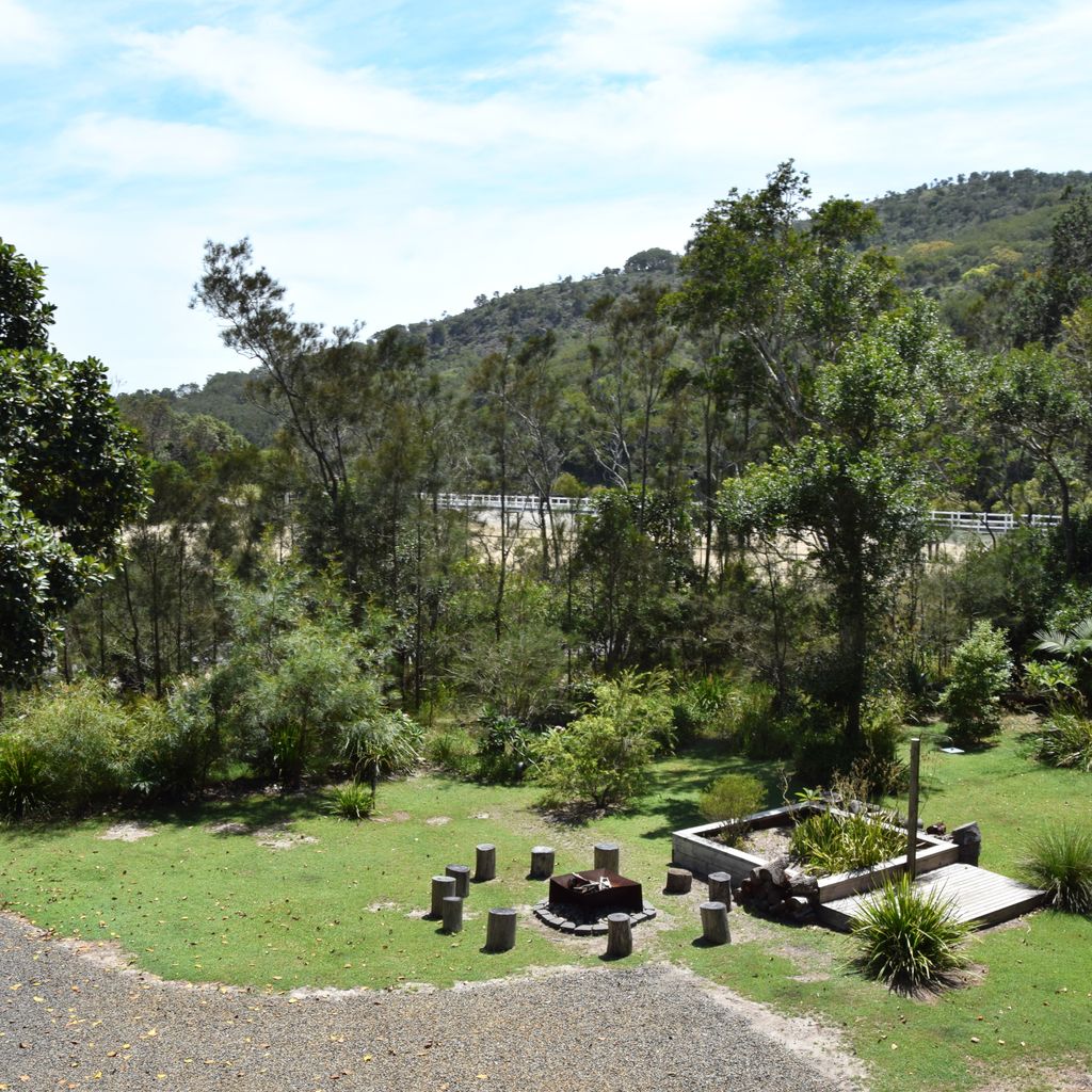 View from balcony.