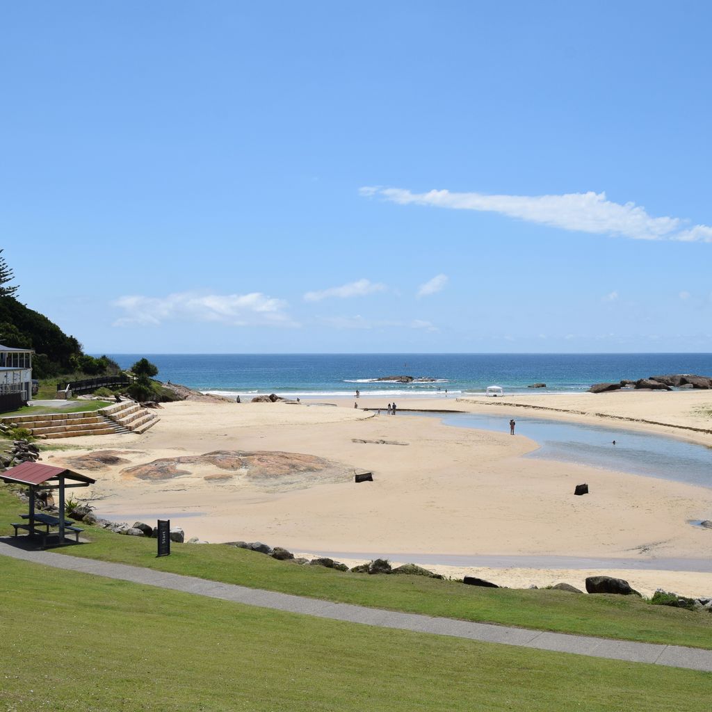 View from the block of units.