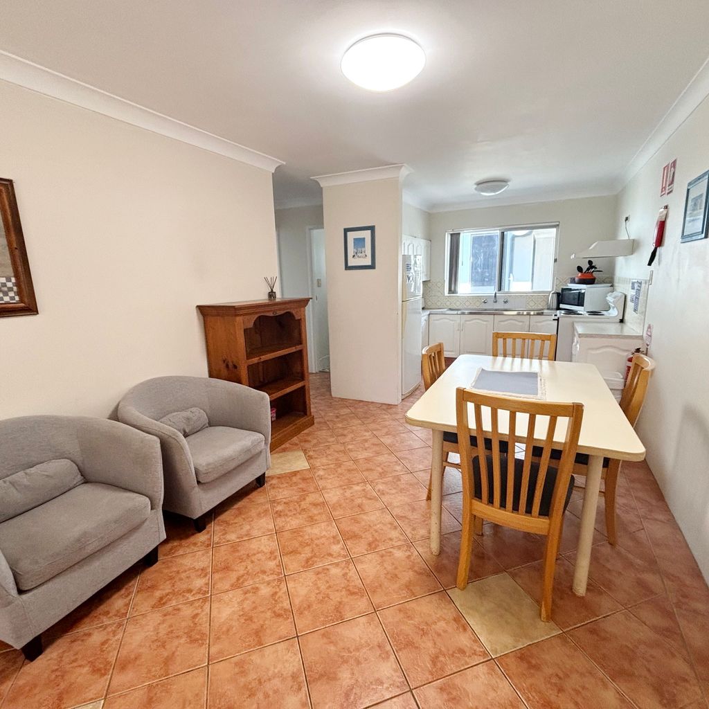Dining area and kitchen. 