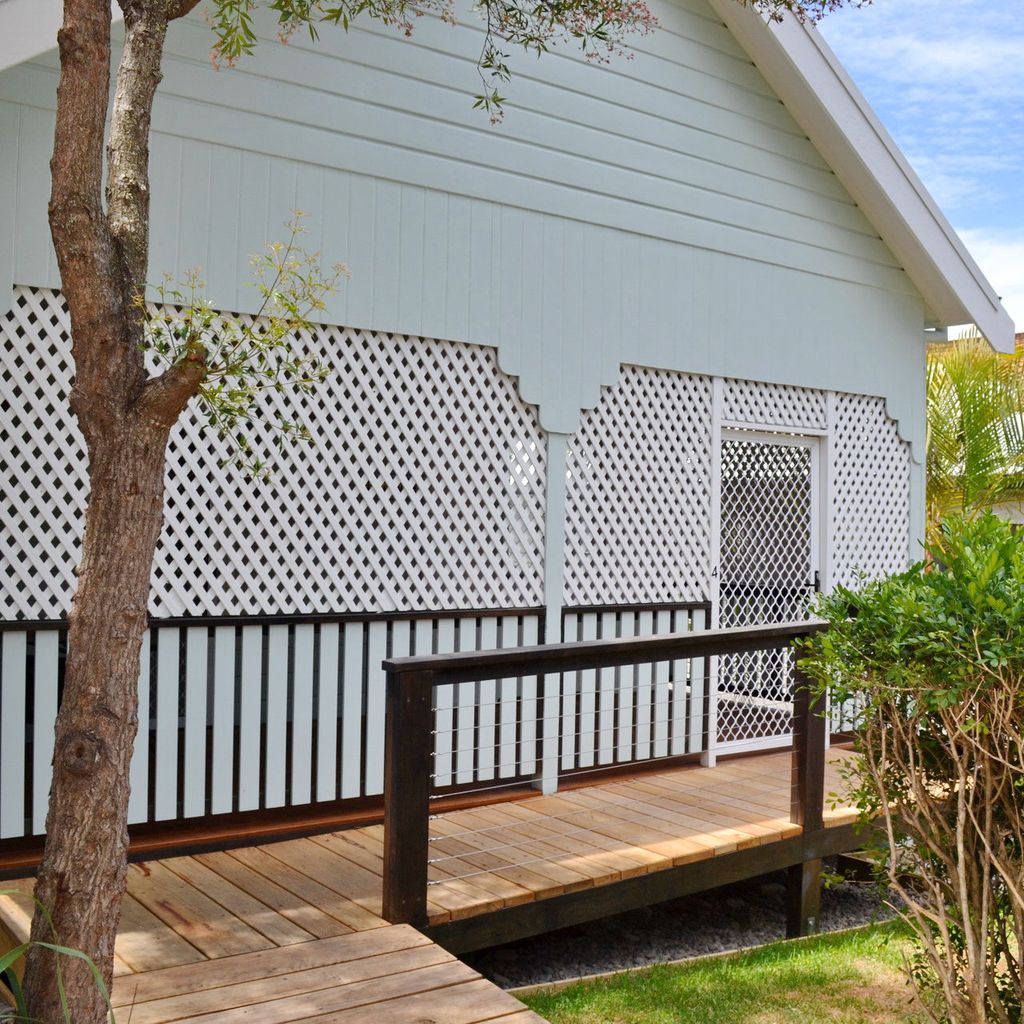 External view of the property.