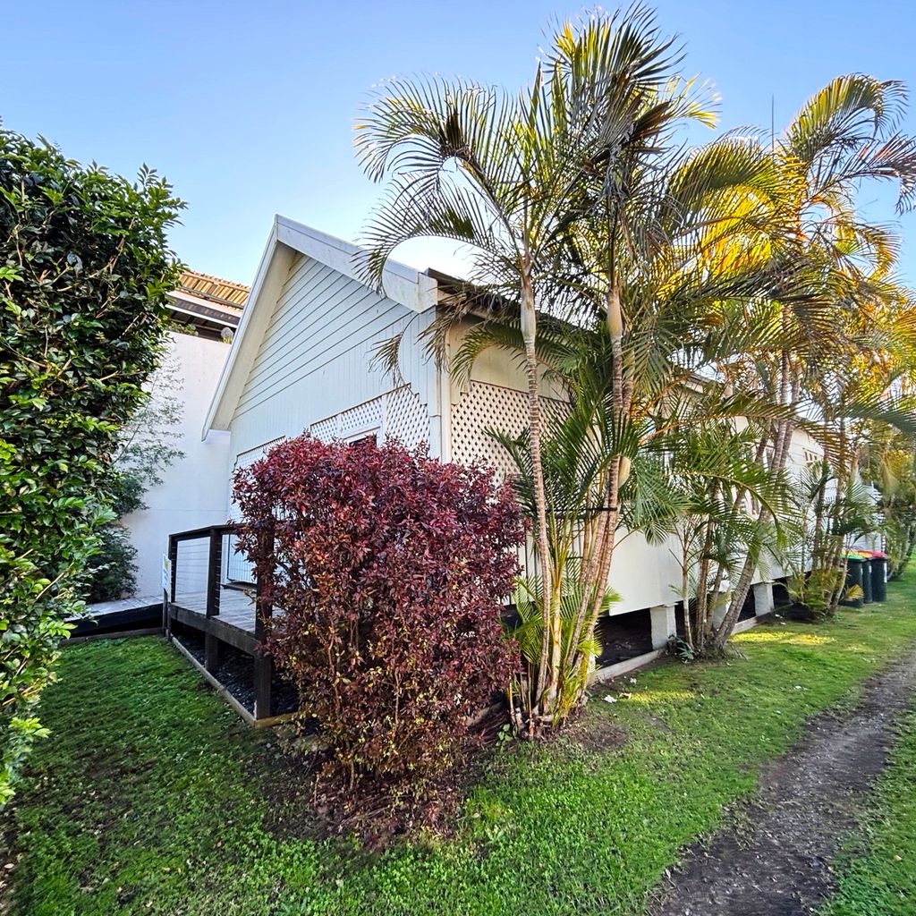 External side/backyard view of the property. 