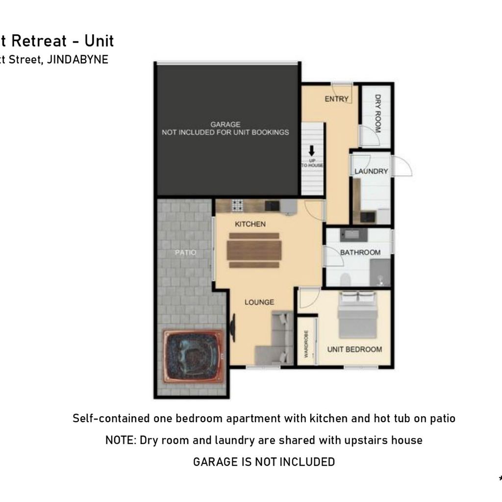 The Base at Abbott. Unwind with Private Spa -14 Abbott Street