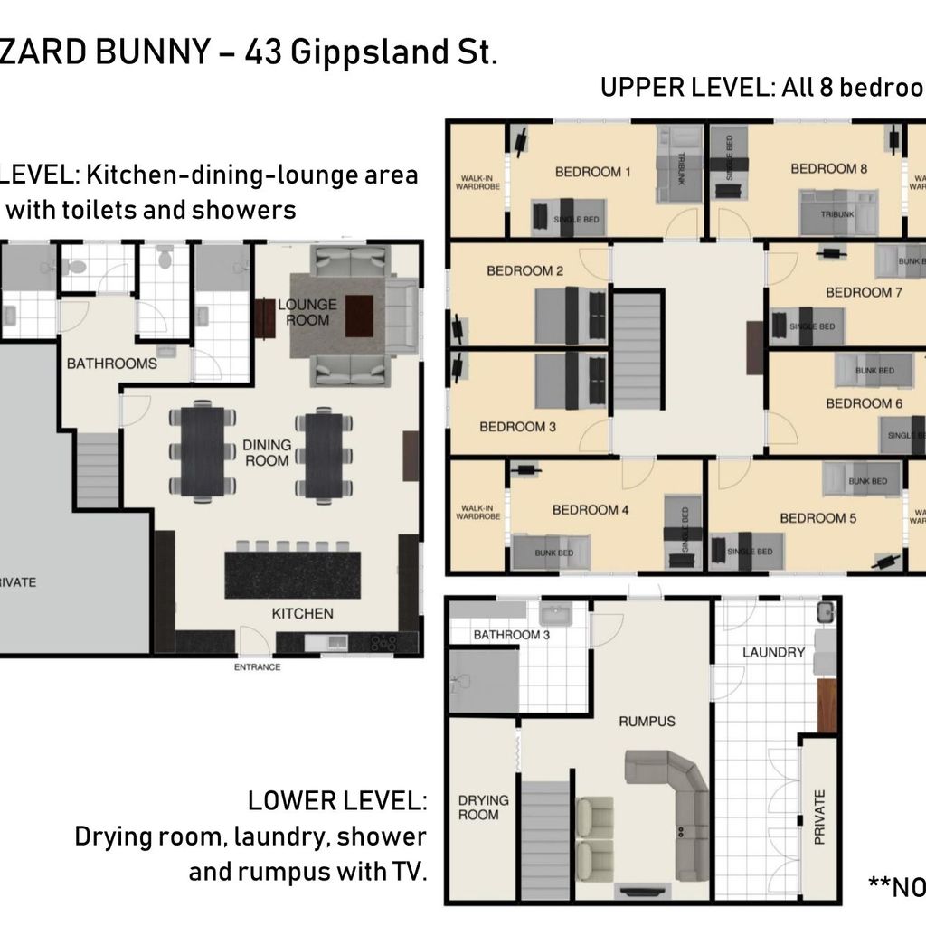 Blizzard Bunny Lodge – 43 Gippsland Street