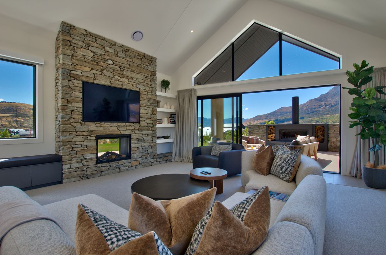 Spacious lounge area