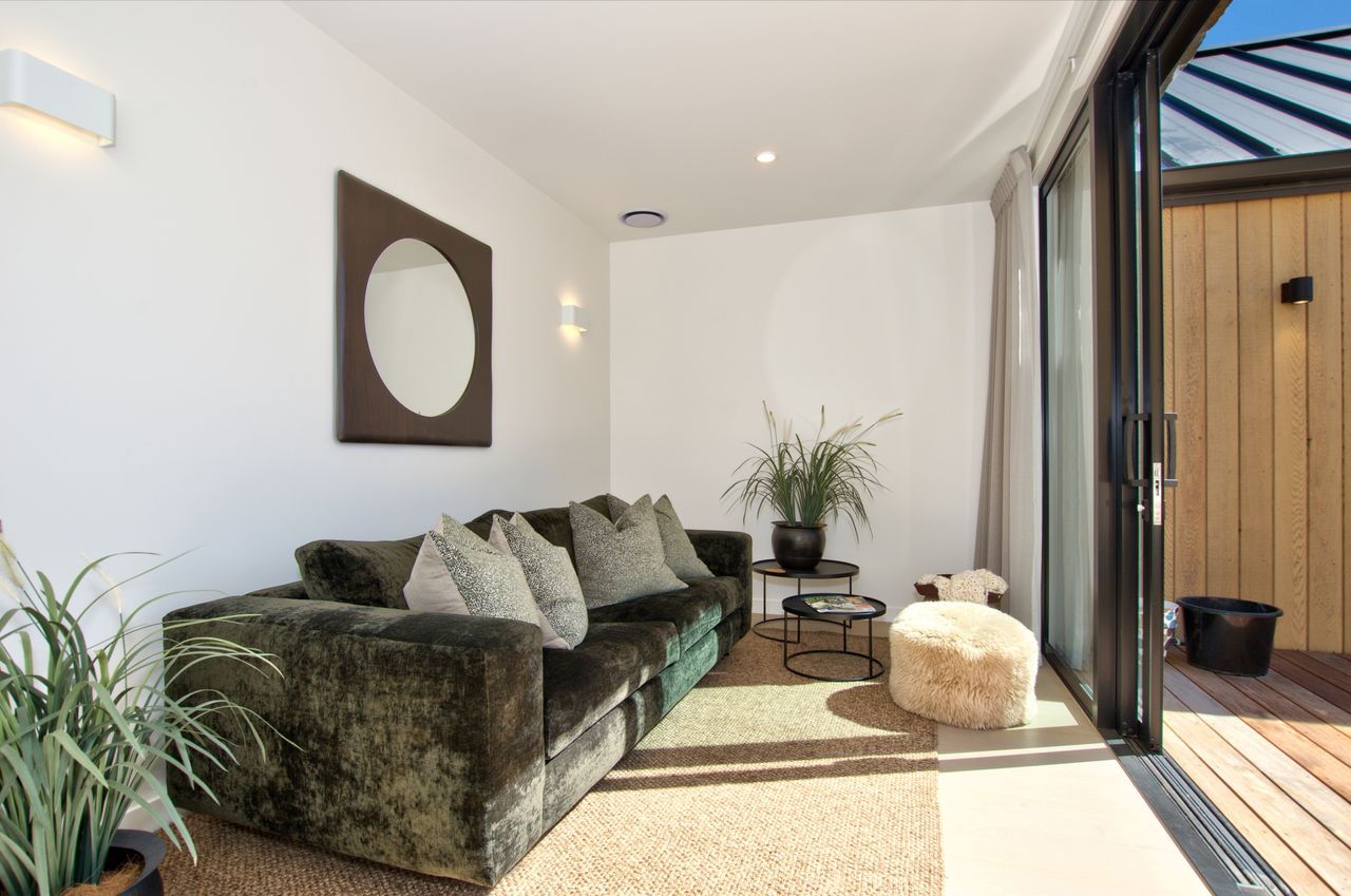 Chill out space to sit back with a book and enjoy the view