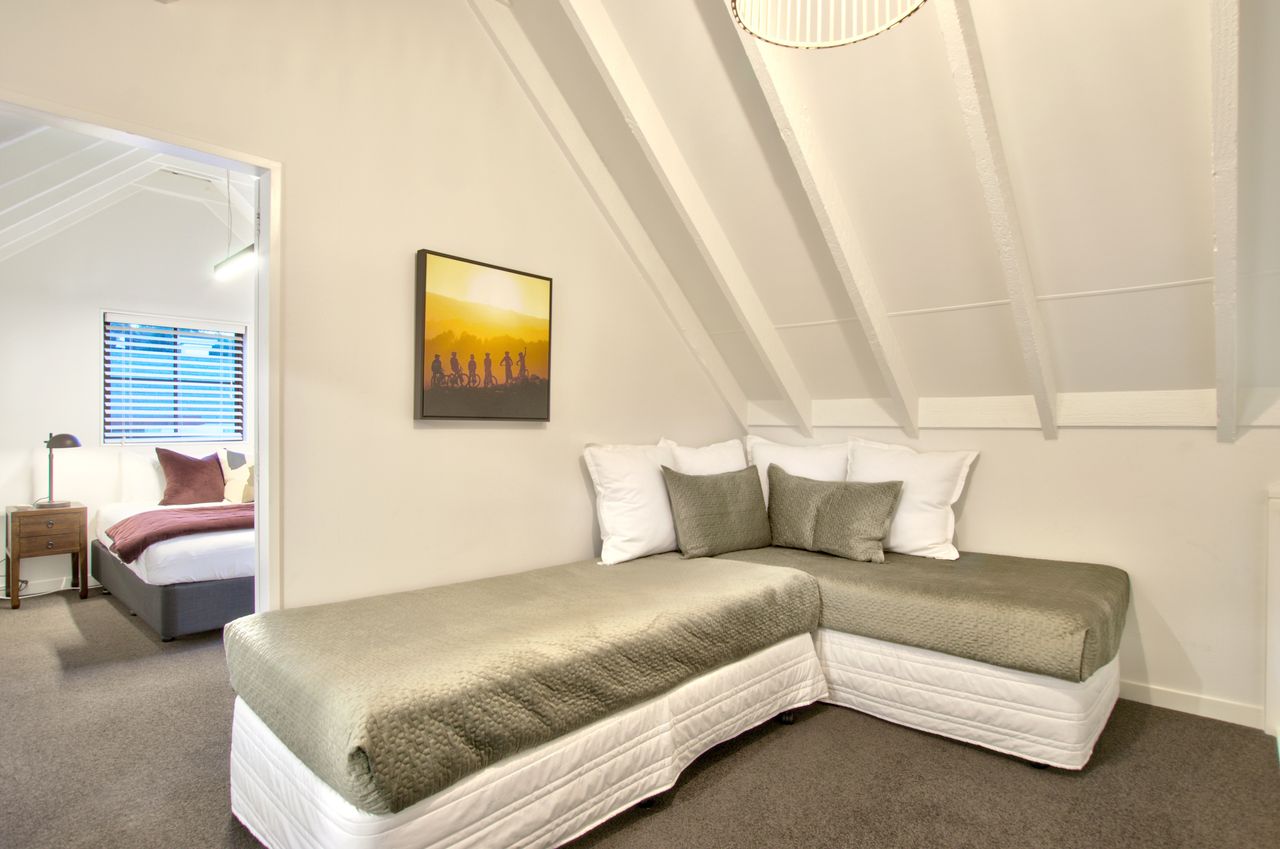 The common area at the top of the stairs
IMPORTANT NOTE: Has 2 single beds these beds will only be made up with linen if pre-arranged with The Butler