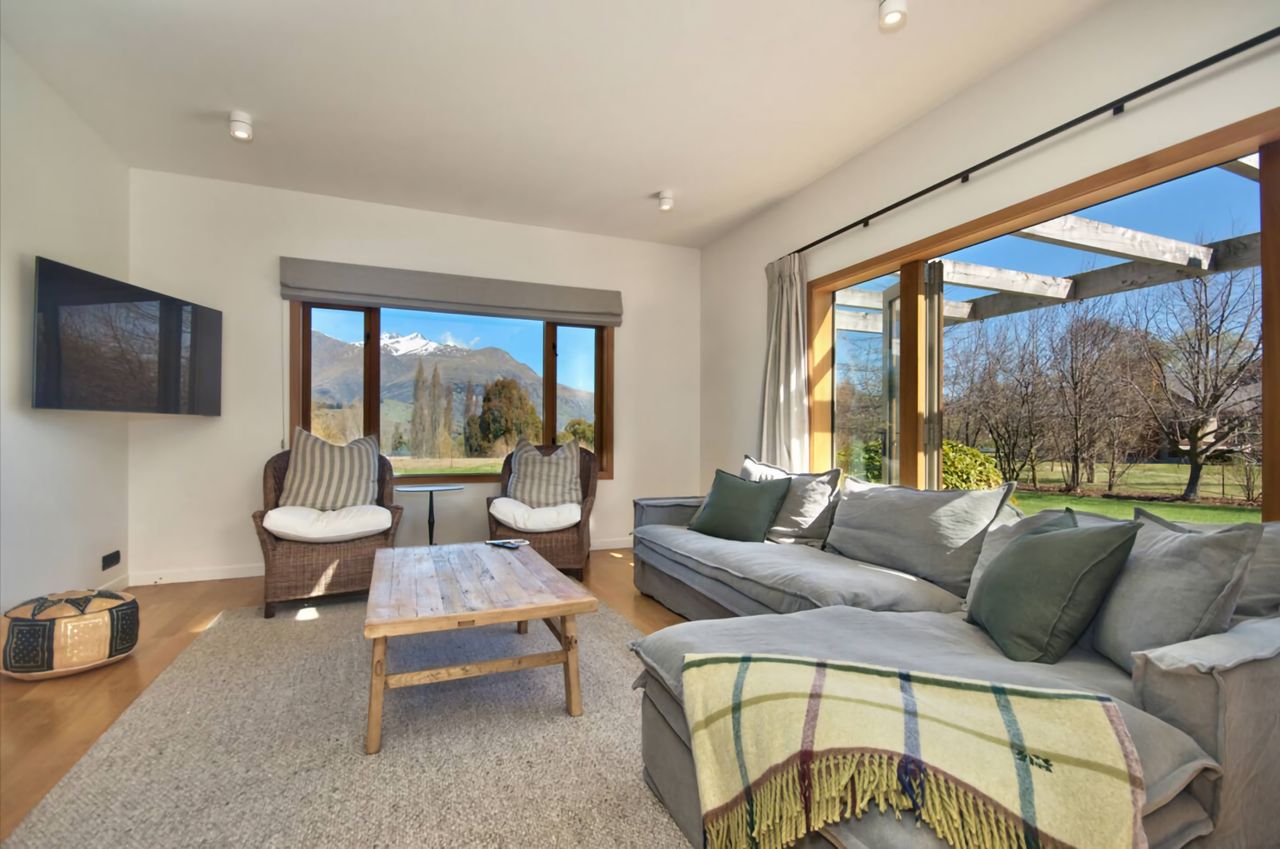 Lounge with french doors