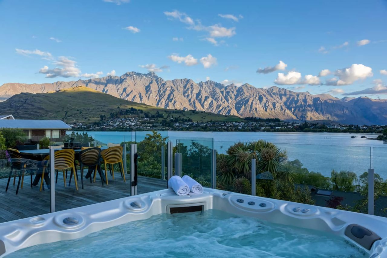 Imagine relaxing in the spa with views like this.