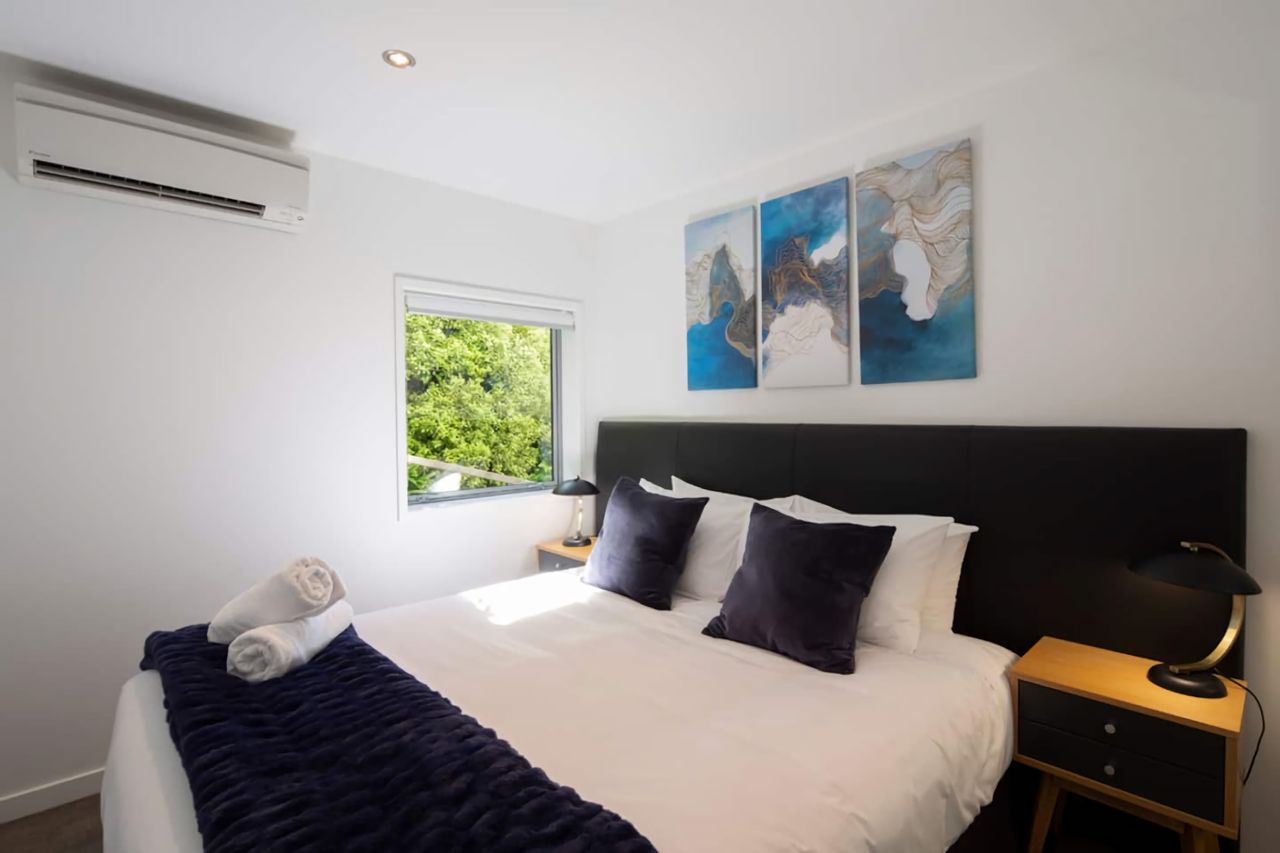 Bedroom 4 - pictured as a King but can be 2 singles. Please let us know when booking how you would like it setup.