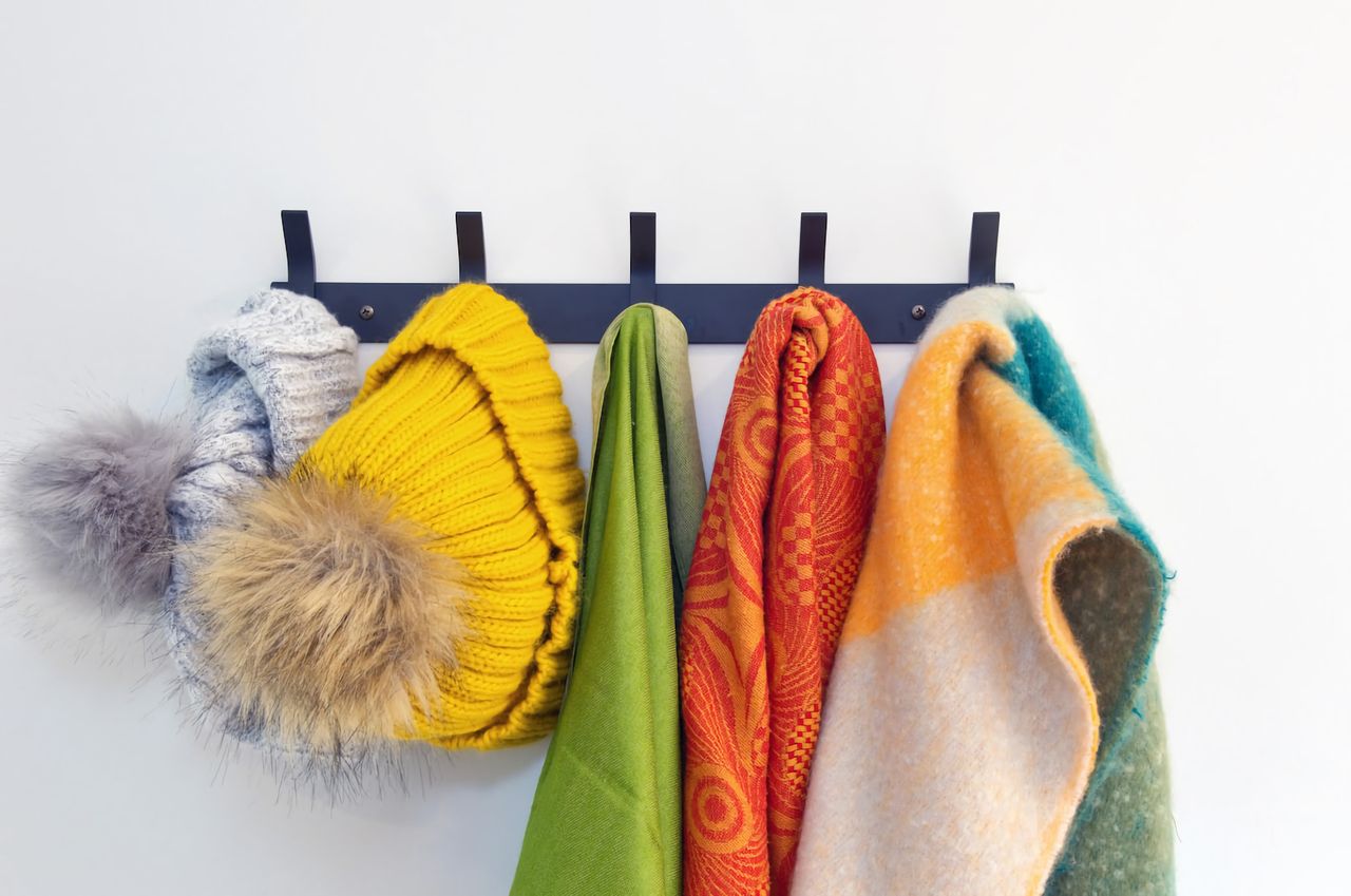 There's even somewhere to hang your hat