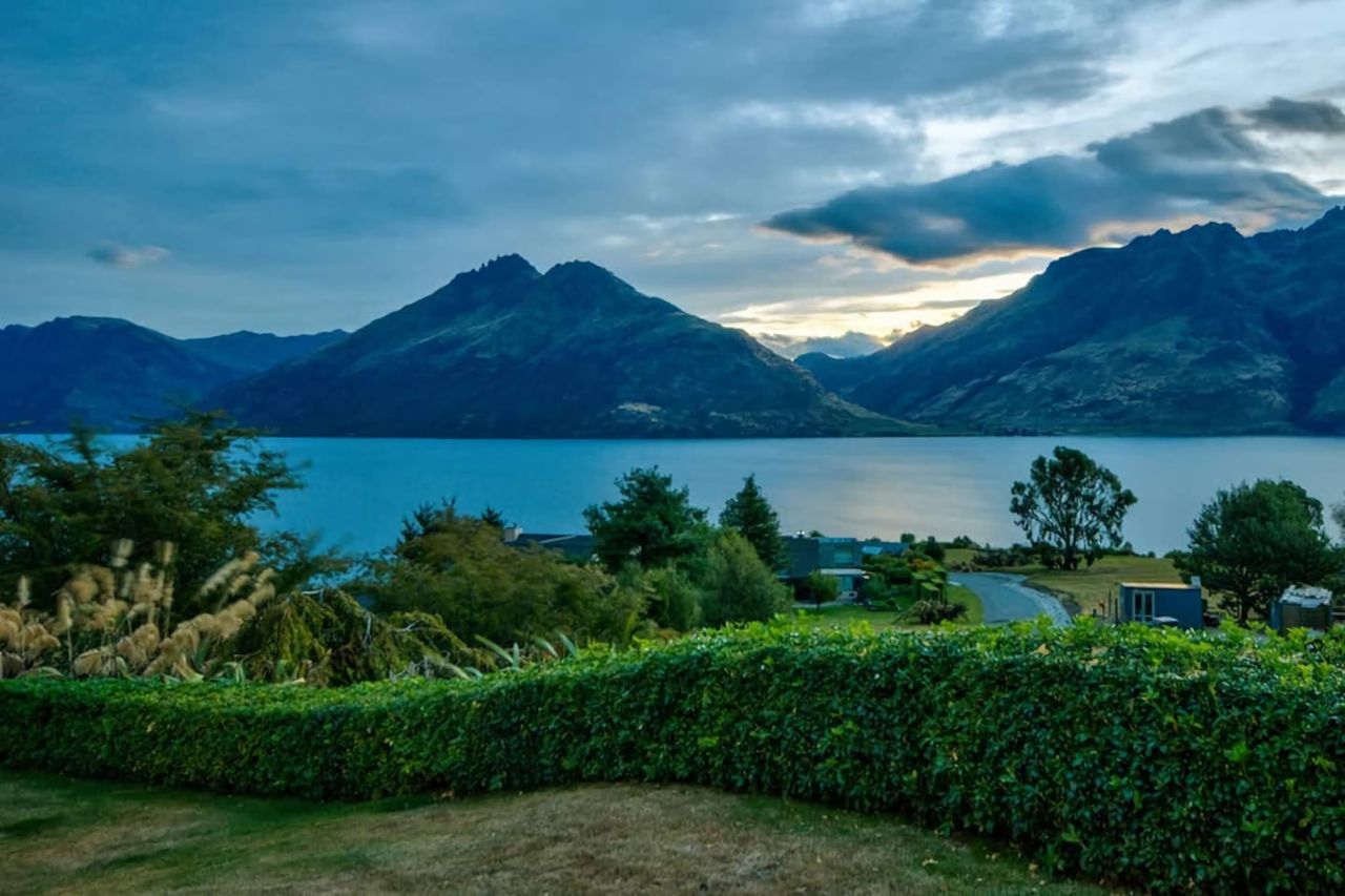 The view as the sun was setting - wonderful cloud formations