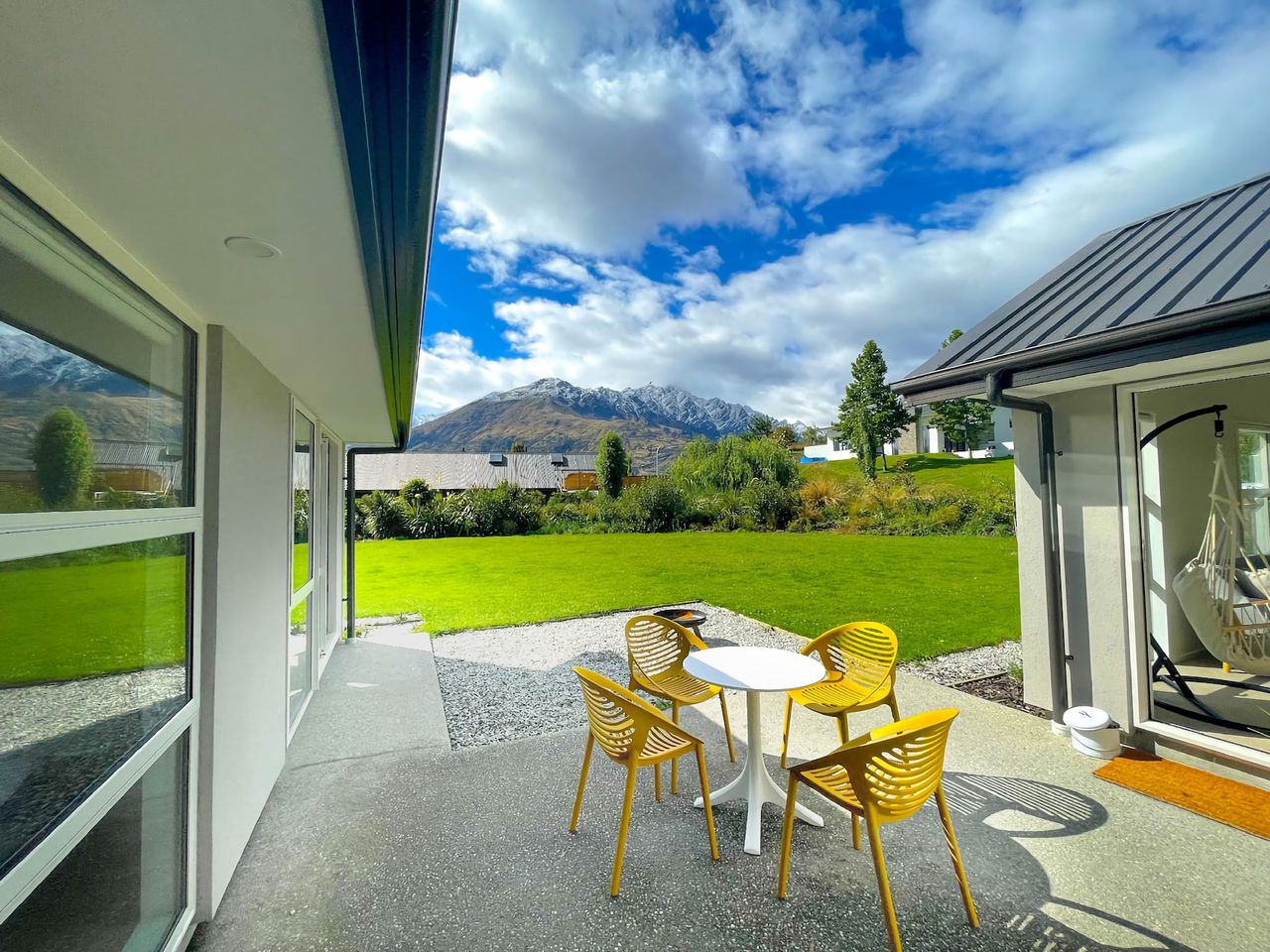 Courtyard with outdoor furniture