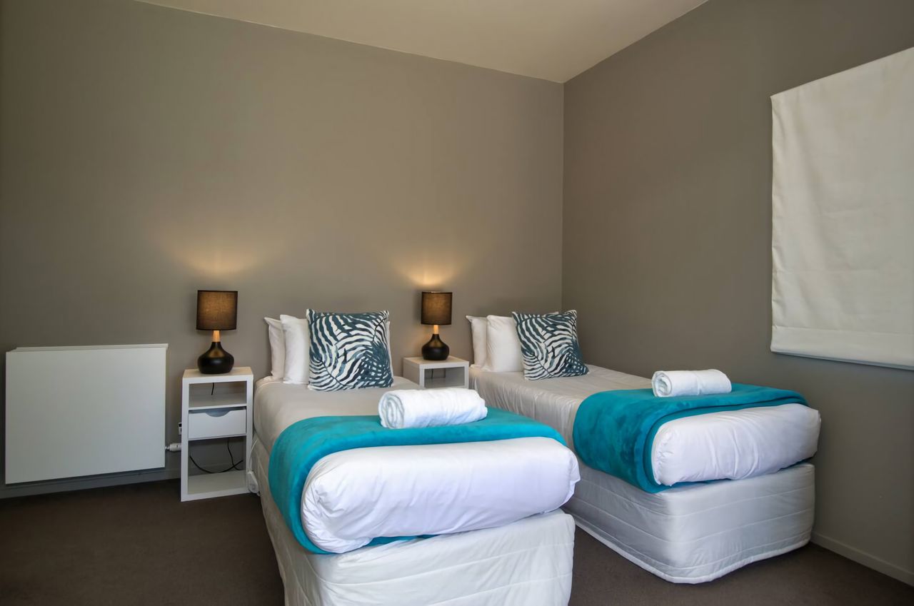 Bedroom 3 (can be 2 singles or 1 King) shown here a 2 singles