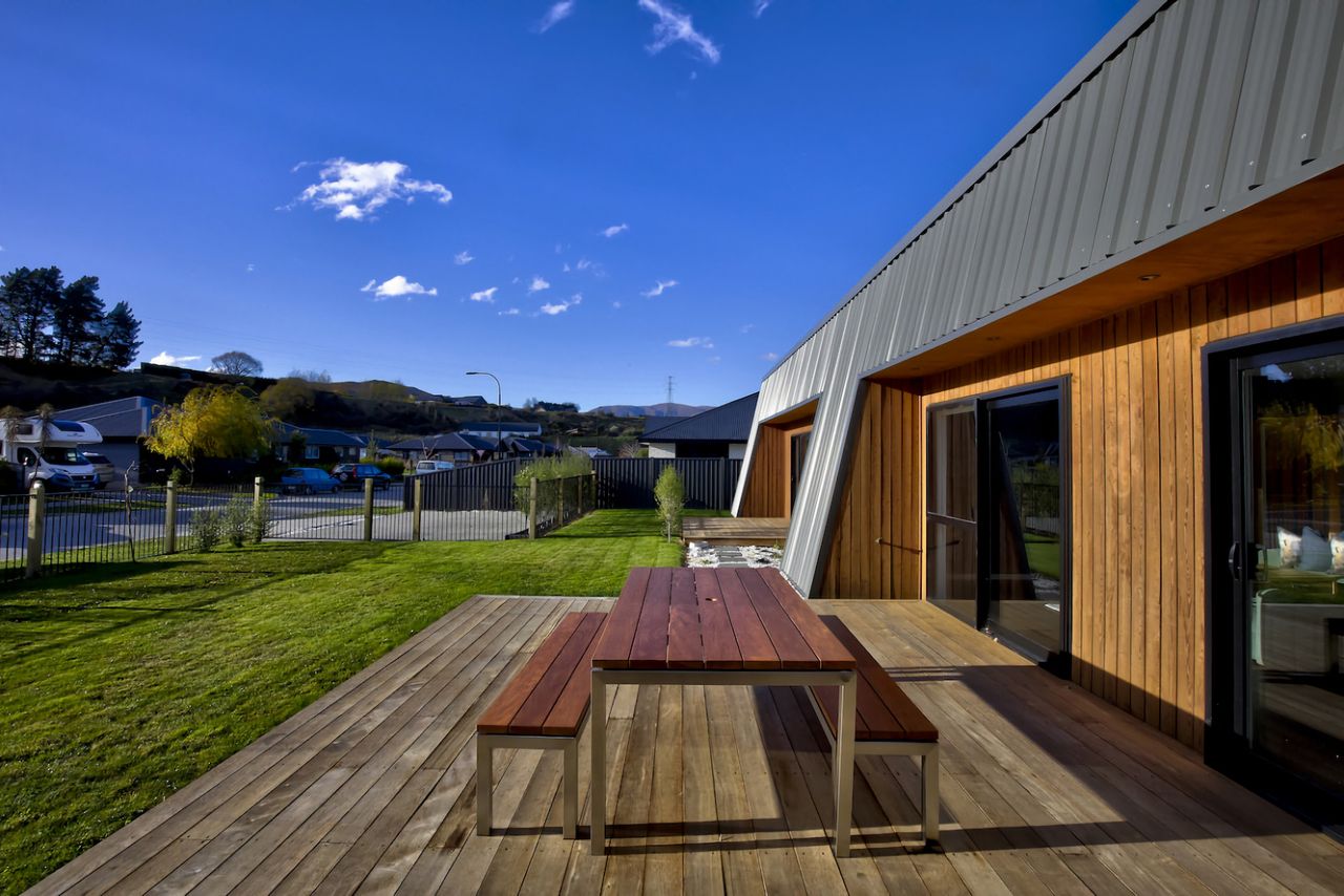 Outdoor seating -north facing sunshine even in winter