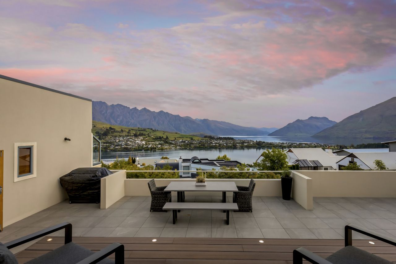 View from living Area looking out across the deck