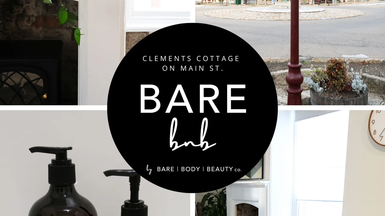 Clements Cottage on Main St. BARE bnb by Bare Body Beauty co.