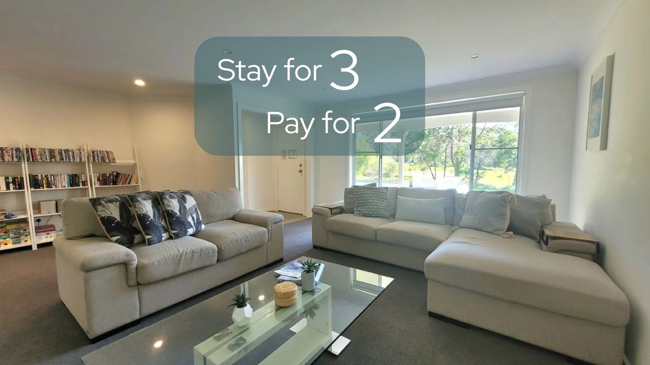 Home and Away GOLF COURSE VIEWS  Ducted Air Conditioning