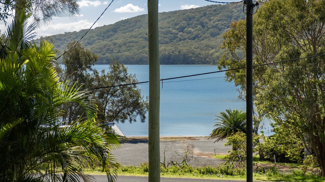 View of Wallis Lake from front deck.