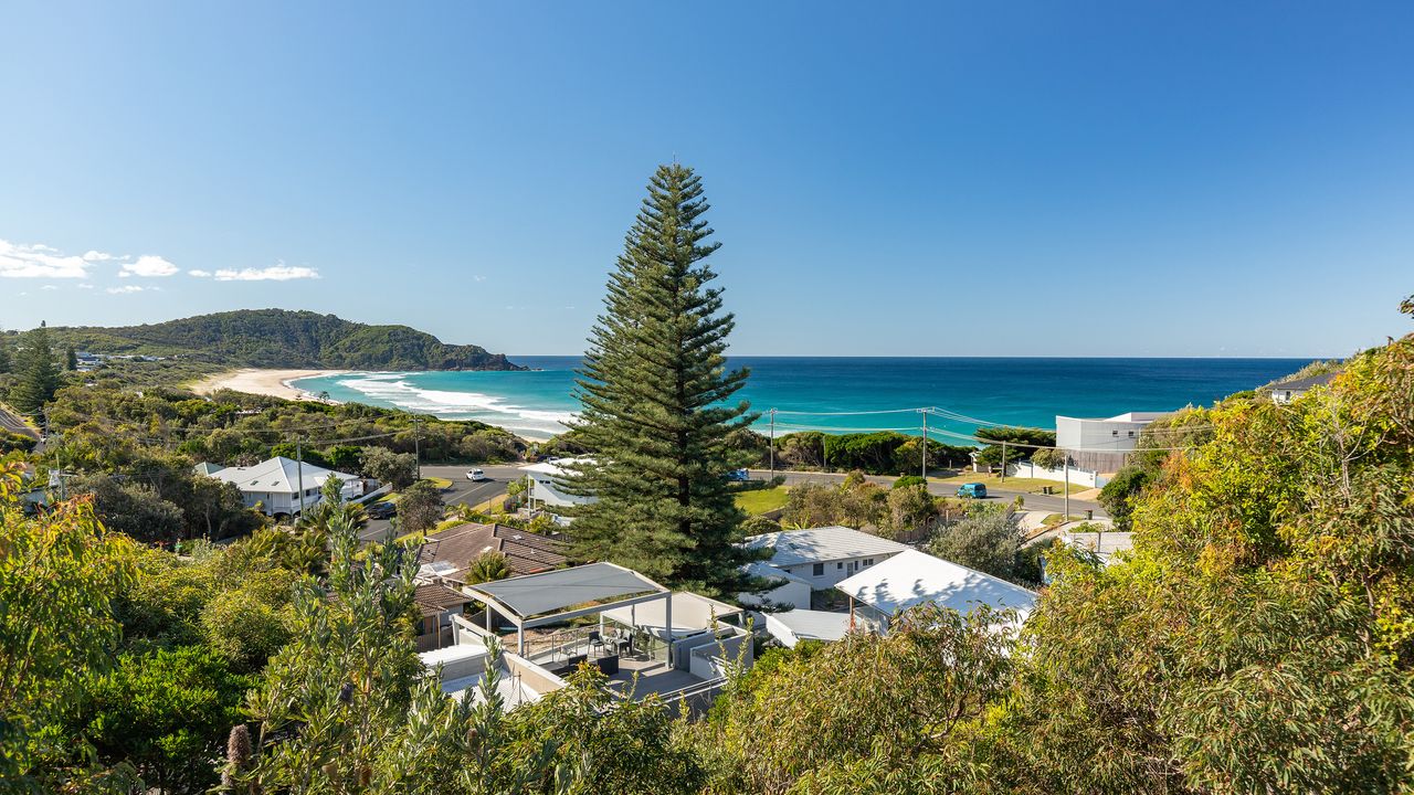 Scenic Ocean and Village View
