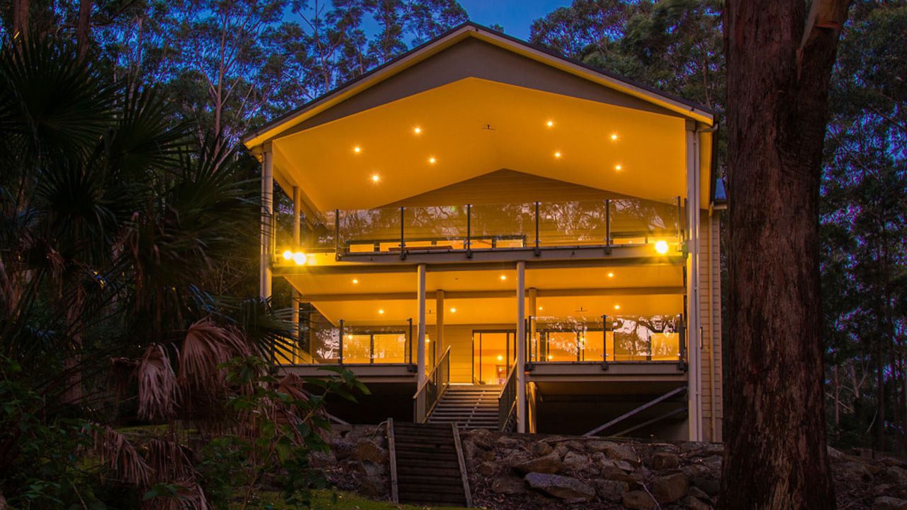 House Exterior at Night