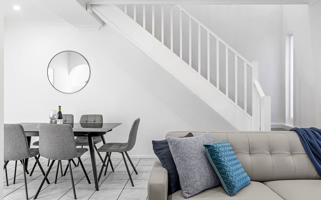 Living Room and Dining Area