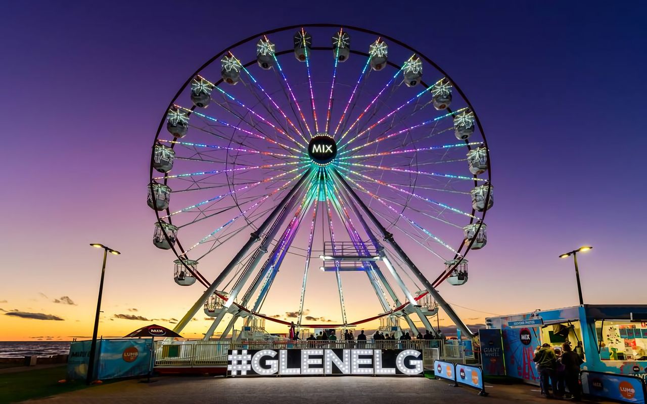 Glenelg Ferris Wheel Note: Ferris Wheel is only in operation from Late October to May