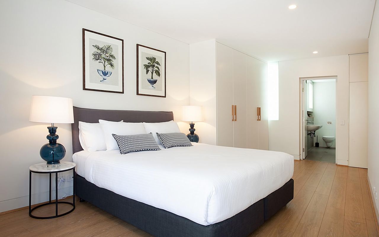 Master bedroom with ensuite