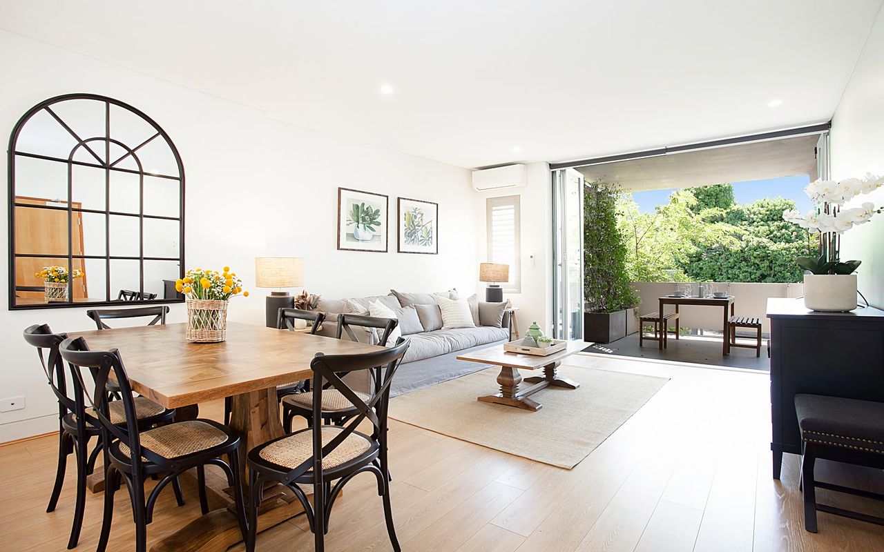 Spacious open-plan layout