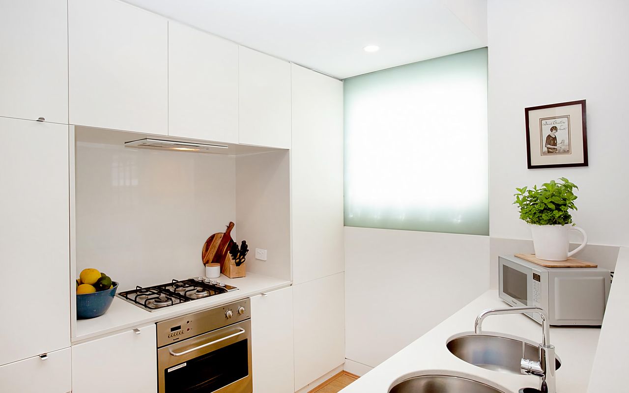 High-quality stainless-steel appliances