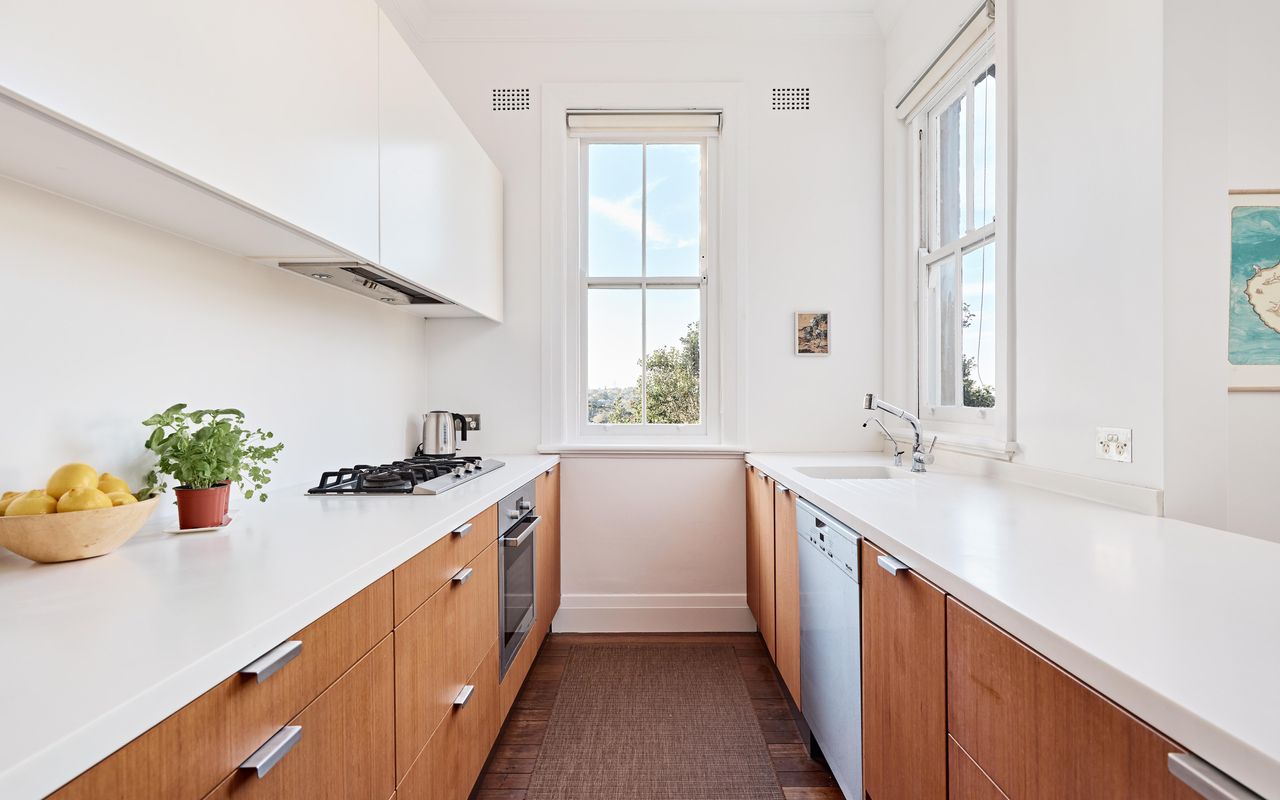Craft brunch in large kitchen