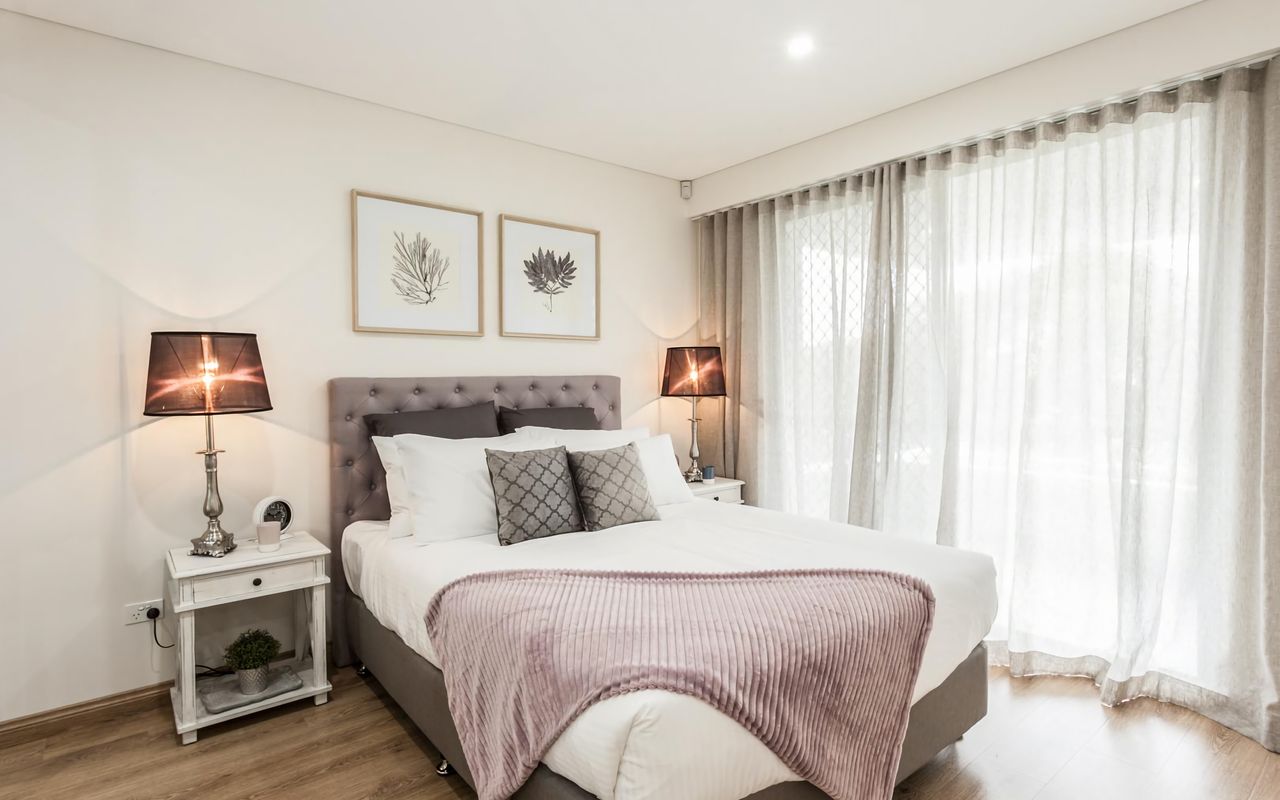 Comfortable Queen Bed Sleeping