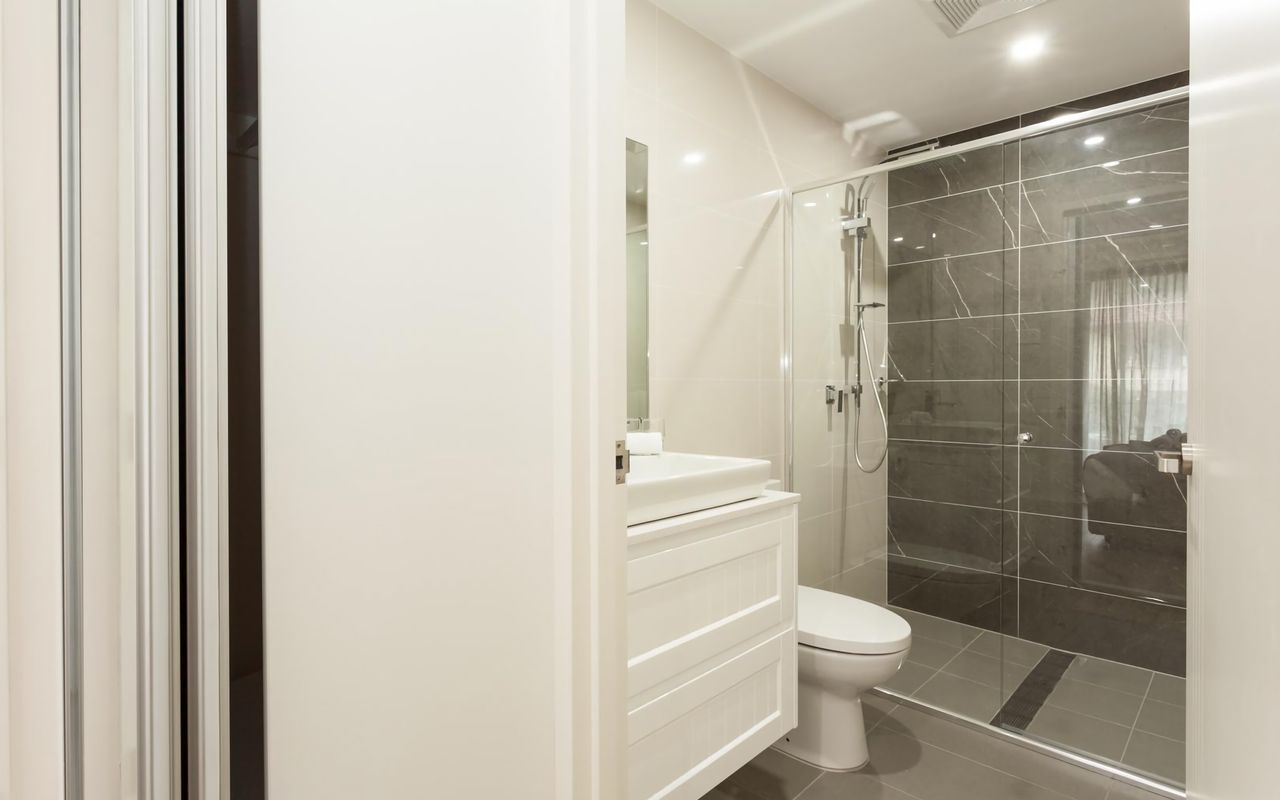 Two Modern Bathrooms Included