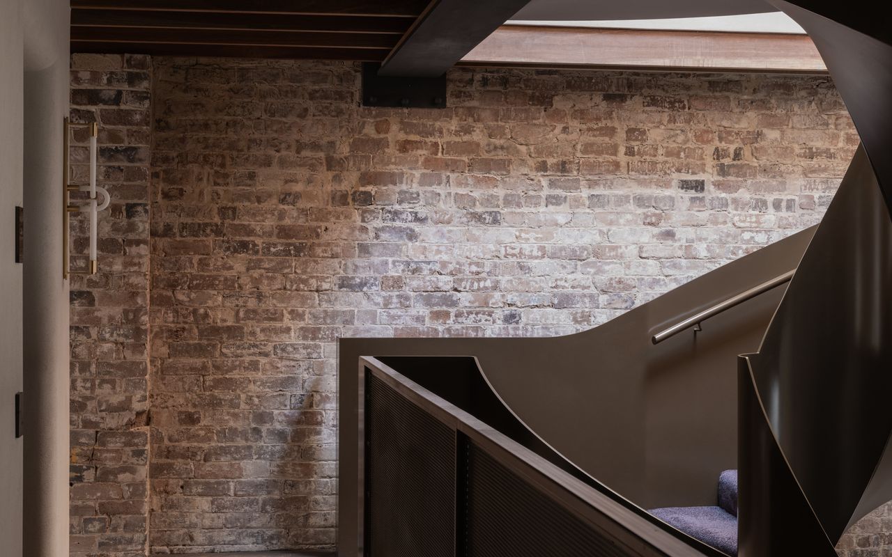 A stairway to contemporary charm.