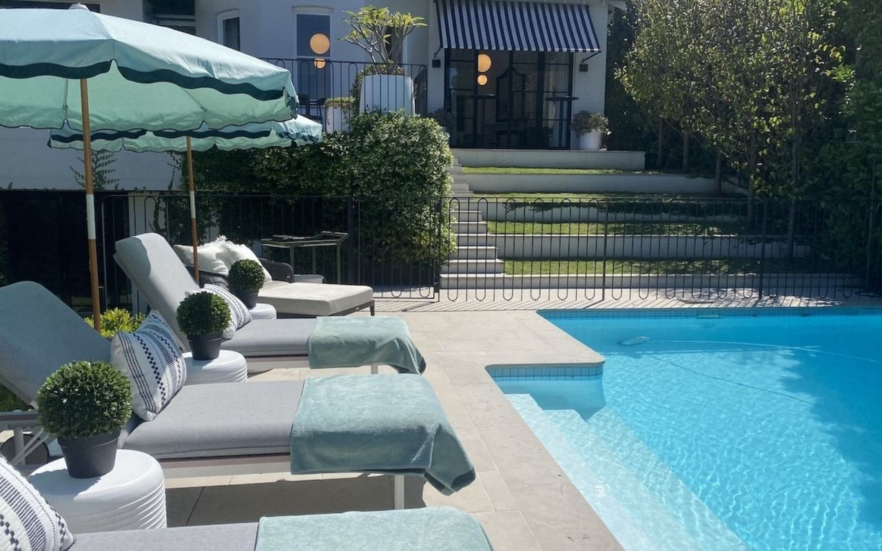Enjoy a refreshing dip followed by sun-soaked relaxation.