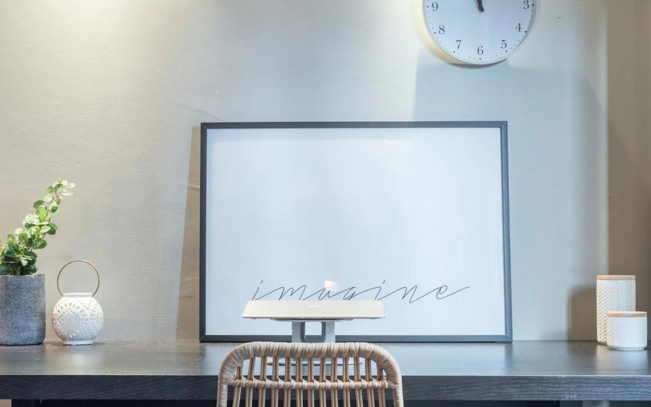 Stay productive in our chic and functional dedicated workspace.