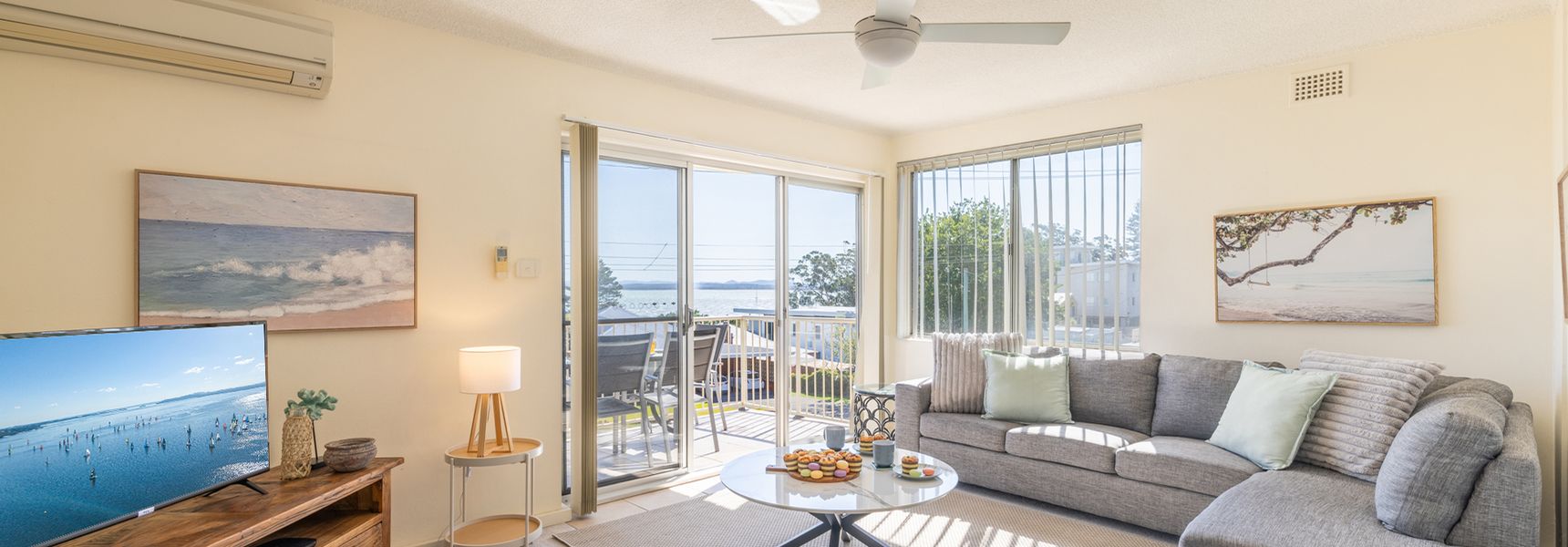 Yarramundi, 4/47 Magnus Street – air conditioned unit with air con, wi-fi, water views and close to town