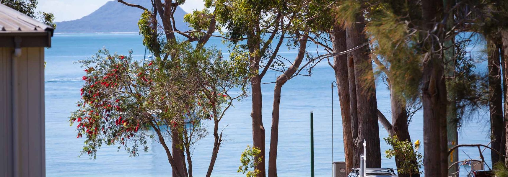 Zoomed in View from Balcony