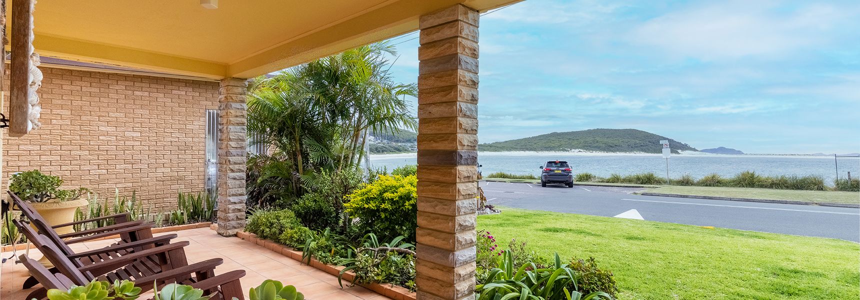 Anchored at Fingal Bay, 80 Marine Drive