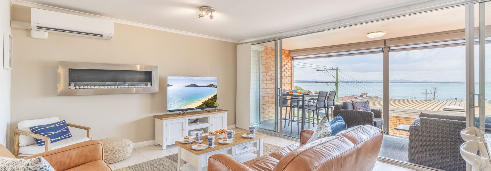 The Crest, 6/6-8 Tomaree Rd – Bay Views, Coastal Escape – 100 metres to Shoal Bay Beach