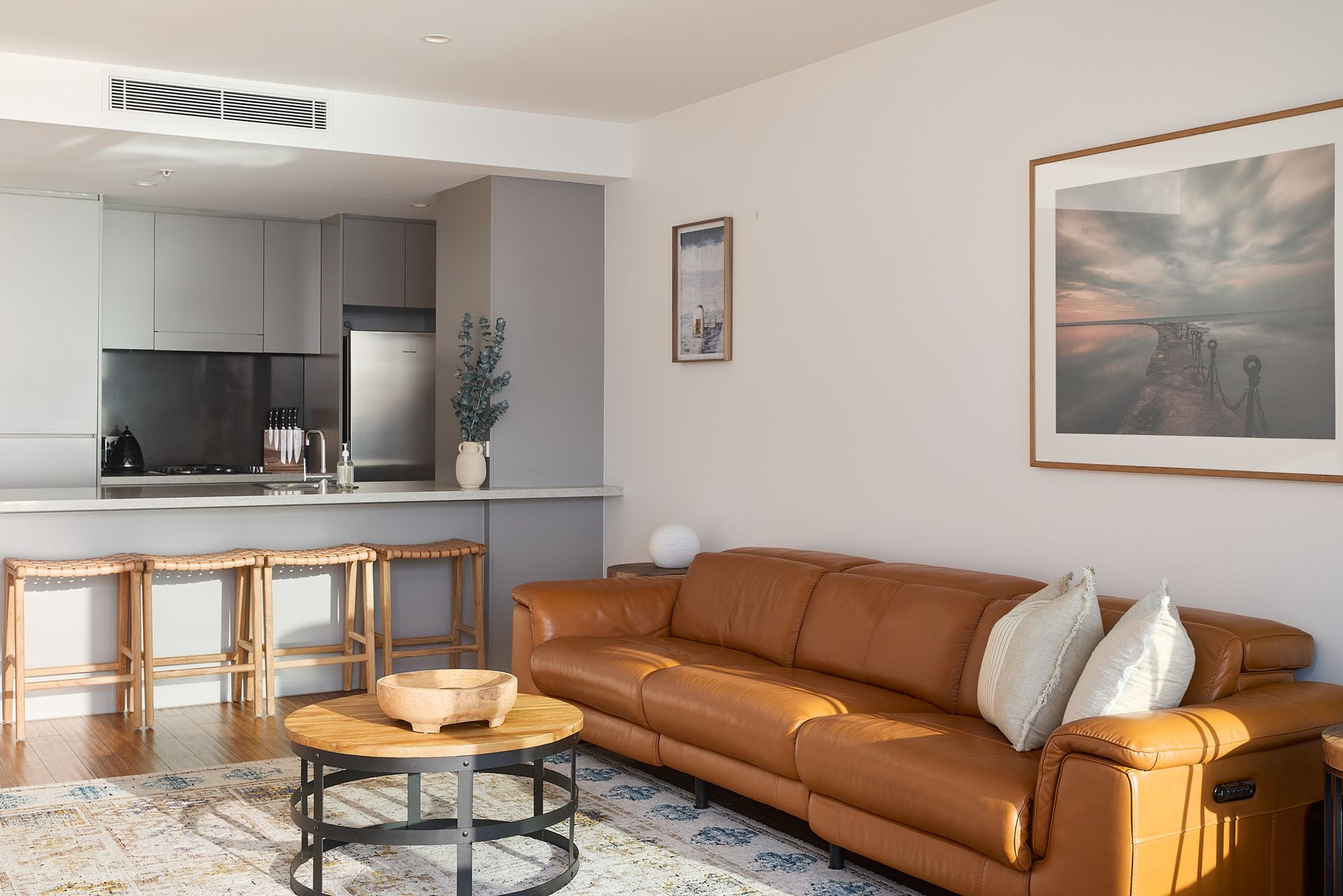 Living Room + Kitchen