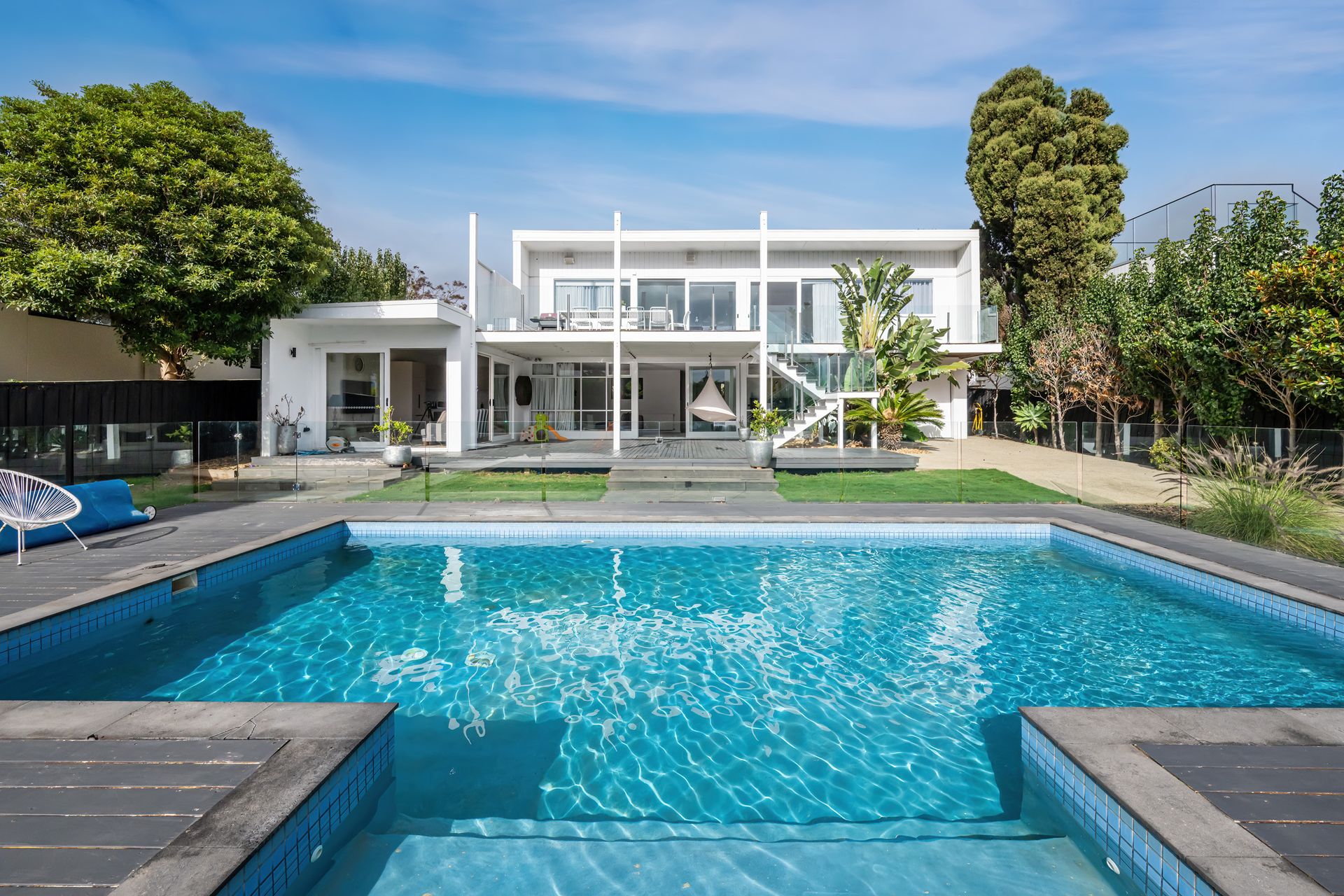 Solar Heated Pool and multiple outdoor entertaining areas