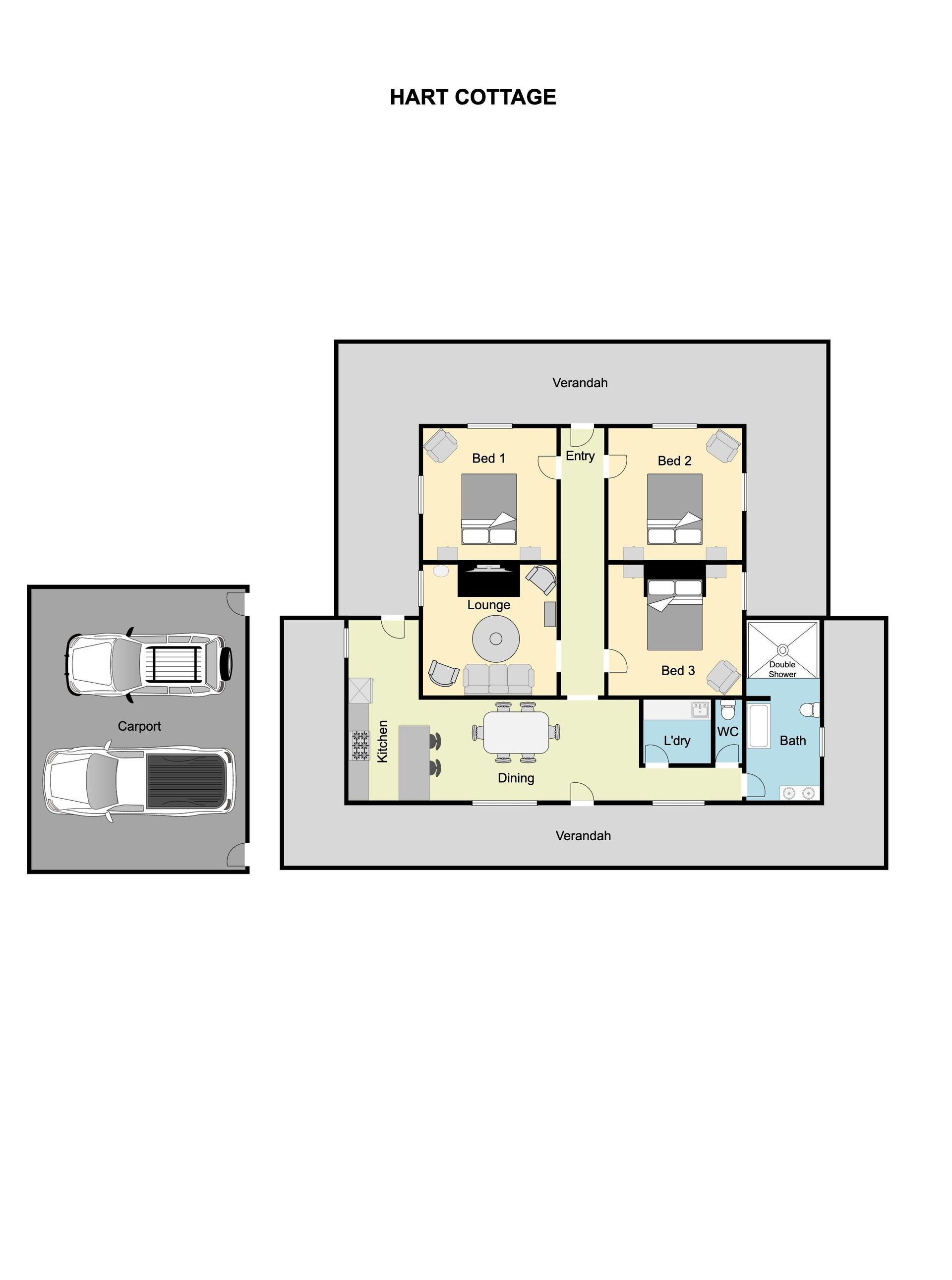 Hart Cottage Farm Stay in Indigo Valley