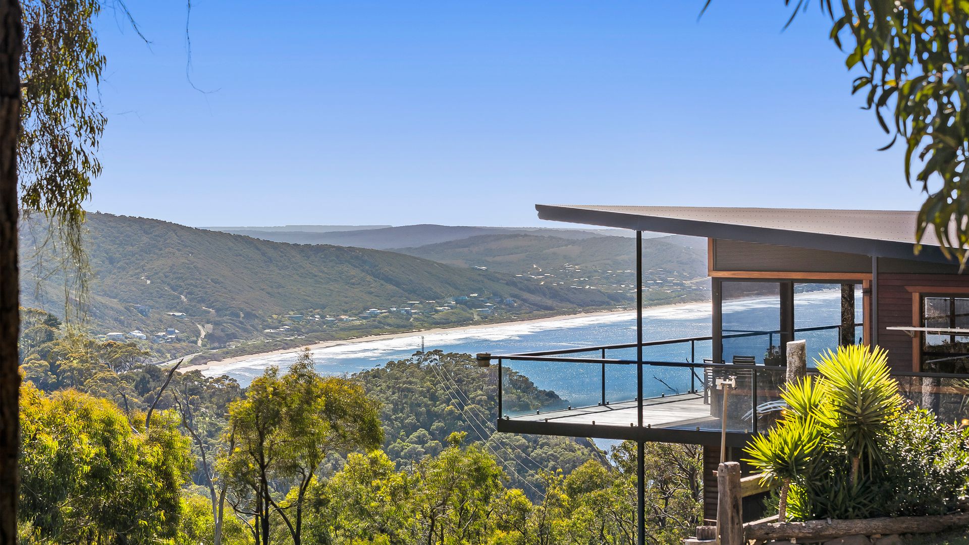 Breathtaking coastal and bush views