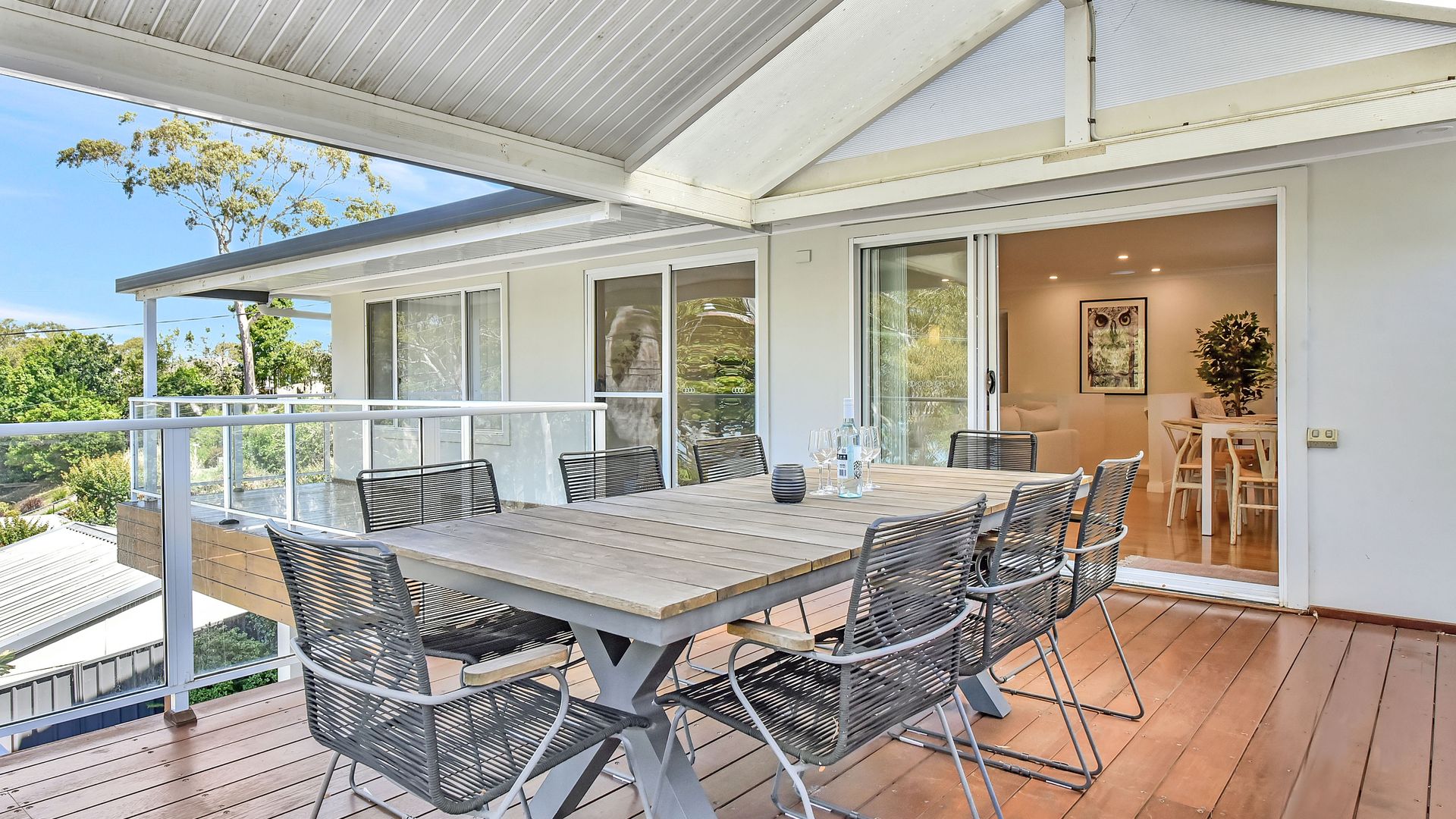 Outdoor dining table